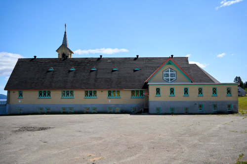 Été,Saison,MRC Côte-de-Gaspé,Région,Douglastown,Église,Culte,Jour,Temps